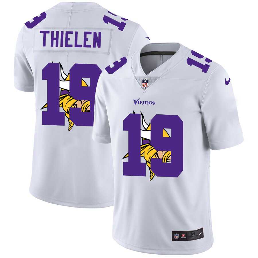 Nike Vikings 19 Adam Thielen White Shadow Logo Limited Jersey Yhua,We sell and wholesale Nike Vikings 19 Adam Thielen White Shadow Logo Limited Jersey Yhua on line form chian!